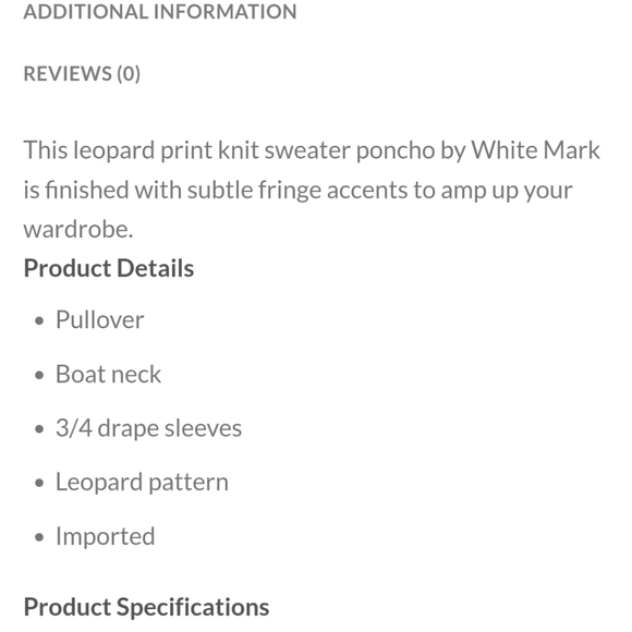 Leopard ponch - Picture 6 of 6